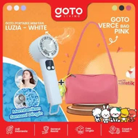 [Goto Paket Bundling 2 In 1] Kipas Angin Mini Fan Portable + Tas Bahu Shoulder Bag Wanita Korea Simp
