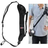 F-1 Photo Camera Quick Rapid Carry Speed Sling Belt Strap Holder for Canon 5DIII 7DII 650D 80D for Nikon D600 D750 D5300 DSLR