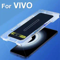 for VIVO X50 X60 X70 V20 V20SE V20PRO V21 Y10 Y31S Y32 PRO Screen Protector Glass Explosion-proof Protective with Install Kit