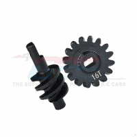 AXIAL 1/24 4WD SCX24 Medium Carbon Steel Front and Rear Universal Axle Worm Gear 12T-16T+Worm AXI31609 AXI31610 Pinion Gear