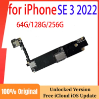 iCloud Unlocked Motherboard for iPhone se 3 2022 Mainboard 64G 128G 256G Original Logic Board Fully Test Good Work Circuit Plate
