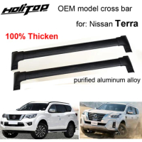 New arrival luggage bar roof rack cross bar for Nissan Terra X-Terra Terrano,load 200kg,thicken aluminum alloy,strong recommend