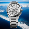 精工 SEIKO 5X83-0AE0S 鈦金屬 GPS衛星定位手錶 白色/銀色
