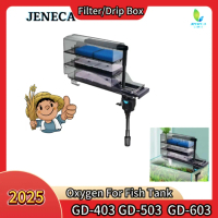 Jeneca 3 GD-403 GD-503 GD-603 stage Aquarium Top Filter/Drip Box Trickle Box Water Pump With Oxygen