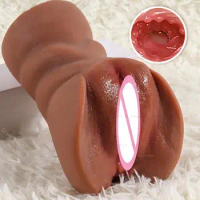 Silicone Vagina for Men Soft Silicone Masturbation Cup Male Masturbator Man Adult Supplies Real Pussy Pocket Pusssy Sexy Toys
