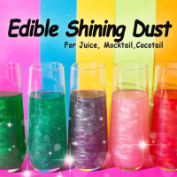 Edible Shimmer Glitter Lustre Dust Powder Edible Gold Color Halal Certified Makanan Color Edible Cak