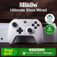 8Bitdo Ultimate Xbox Wired Gaming Controller Gamepad Updated Hall Effect Joysticks for Xbox One Xbox Series S X PC Windows 10 11