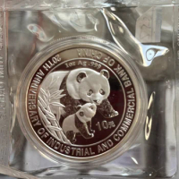 2004 China I/C/B/C 20th 1oz Silver Panda Coin