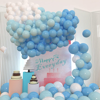 氣球派對 生日氣球 生日氣球 加厚防爆馬卡龍氣球兒童無毒幼稚園畢業活動生日派對裝飾場景布置『cyd22410』