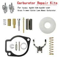 Universal Carburetor Repair Kit Fit for Bg328 T328 Sum328 1e36f Grass Trimmer Cutter Lawn Mower Carburetor Repair Tools