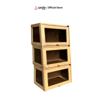 Box Penyimpanan Barang Aesthetic Rak Kayu Anti Jamur