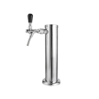 One Way Stainless steel beer tower set with compensator beer tap /faucet