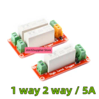 1-way 2-way high-level trigger DC-controlled DC solid-state relay module single-phase relay solid-state 5A