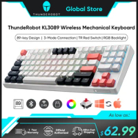 ThundeRobot KL3089 TKL Mechanical Keyboard Wireless 2.4GHz Bluetooth Wired RGB 89Keys Keyboard For Gamer RGB for PC Laptop