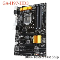 For GIGABYTE GA-H97-HD3 Motherboard H97 32GB LGA1150 DDR3 ATX Mainboard 100% Tested Fast Ship