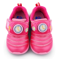 童鞋城堡 中童 LED電燈 運動鞋 佩佩豬 PG8599-桃(限量降價款)