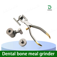 Dental Hand Bone Meal Grinder Pliers Bone Grinder Pliers Bone Crusher Implant Tooth Tools Implant Nail Internal Lift