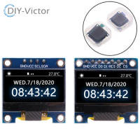 0.96 inch IIC Serial 4pin 7Pin White/Blue/Yellow OLED Display Module 128X64 I2C SSD1306 LCD Screen Board for arduino oled
