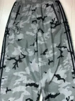 Thug Club × adidas トラック パンツ 迷彩　黒 白　3XL Adidas x Thug Club】Track Pant Black Cream White (Thug Club