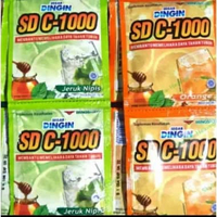 SEGAR DINGIN SD C 1000 Serbuk Pereda Panas Dalam Vitamin C Vit C - Beli Banyak = Makin Murah!!! Jeru