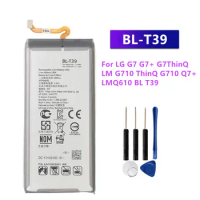 Battery BL-T39 For LG G7 G7+ G7ThinQ LM G710 ThinQ G710 Q7+ LMQ610 BL T39 Bateria + Free tool