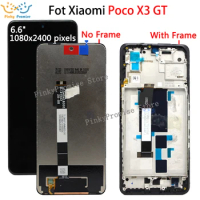 Original NEW For Xiaomi Poco X3 GT LCD 21061110AG Display Touch Screen Digitizer Assembly for Poco X3 GT Lcds