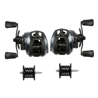 Reel baitcasting, spool aluminium 7075, brek DC, ringan untuk memancing jarak jauh
