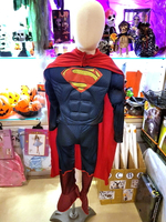 超人 2件式肌肉裝+面罩，萬聖節服裝/化妝舞會/派對道具/正義聯盟/表演/Superman/DC漫畫/cosplay，X射線【W370007】