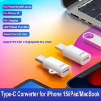 Pd Fast Charging Type-C Mobile Phone Adapter for Lighting Female To Type-C Conversion Head Compatible for Apple 15