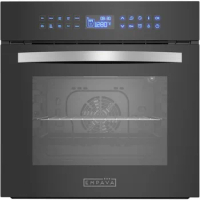 24" 10 Cooking Functions W/Rotisserie Electric LED Digital Display Touch Control Built-in Convection Single Wall Oven