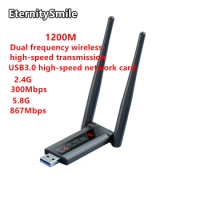 1200M Dual band Wireless AC USB adapter usb wifi adapter dual band dongle wifi 24g 5g 1200mbps usb wifi adapter for pc