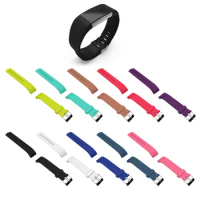 100pcs Replacement Strap Bracelet Soft Silicone Watch Band For Fitbit Charge 2 Fashion Watch strap for fitbit charge 2 band