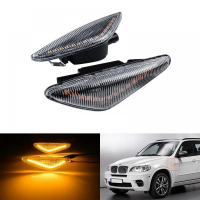 belook ไฟเลี้ยวข้าง LED แบบ Canbus สีอำพัน สำหรับ BMW X3 F25 X5 E70 X6 E71 E72 P1M6Yตัวตัดโซ่ เครื่อ