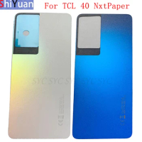 Battery Cover Rear Door Housing Case For TCL 40 NxtPaper T612B Back Cover with Adhesive Sticker Logo Replacement Parts