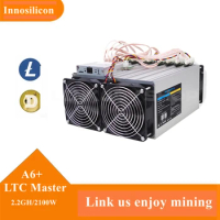 A6+ LTC Master Mining Hashrate 2.1Gh/S Innosilicon A6Plus With Bitmain APW7 Power Supply