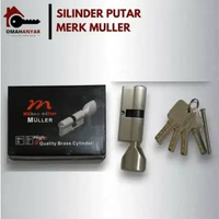 Kunci Pintu Alumunium Silinder Putar Putar MULLER