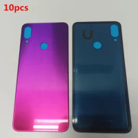 10Pcs/Lot For Xiaomi Redmi Note 7 Glass Rear Door Housing Case Back Battery Cover For Redmi Note 7 pro Replacement Parts