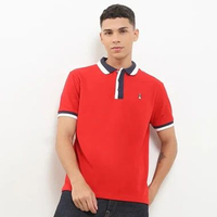 Hush Puppies Kaos Polo Pria Javana Red 3XL