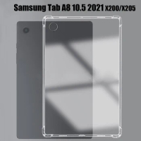 TPU Case for Galaxy Tab A8 10.5 2021 Case Silicone Soft Back Cover for Samsung Tab A8 SM-X200 X205 10.5 Transparent Shell Coque