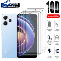 4PCS For Xiaomi Poco M6 Pro 5G 6.79" Screen Protective Tempered Glass ON PocoM6Pro Redmi 12 4G Note 12R Protection Cover Film