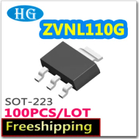smd ZVNL110G 100pcs/lot SOT223 N-channel 100V 0.6A pdf inside mosfet