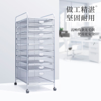 A3金屬文件櫃桌面文件架文件夾收納資料架多層分類置物架書架辦公J-40公司貨