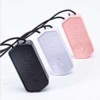 Wearable Air Purifier Necklace Mini Personal Portable Air Freshener Ionizer 100 Million Negative Ions Low Noise