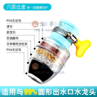 2個 多層家用水龍頭過濾器通用防濺頭花灑節水器廚房自來水過濾嘴噴頭【淘夢屋】