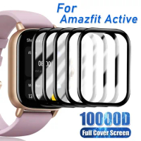 Flexible Full Coverage Screen Protector for Amazfit Active Anti-scratch Watch Accessories for Amazfit Active HD Protective Film
