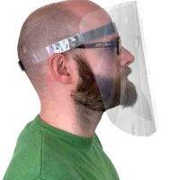 Visor Face Protection Plastic Visor Face Shield Face Protection Shield Protective Mask Face Hood Dustproof Mask Adhesive Mask