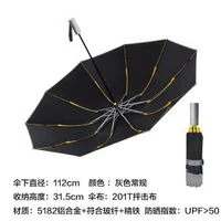 反向十骨空谷雨遮透明反向雨遮防回彈自動傘機械傘防風新款ins風