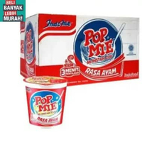 2 PCS POP MIE RASA AYAM / AYAM BAWANG RANDOM .