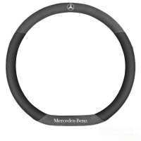 Benz/賓士新C級C200 C260LGLC300GLA級E級S級GLE350翻毛皮方向盤套