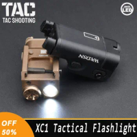 Tactical XC1 Metal High Lumens Glock 19  Pistol Accessory Hunting Scout Light Weapon Flashlight Lamp Fit 20mm Picatinny Rail